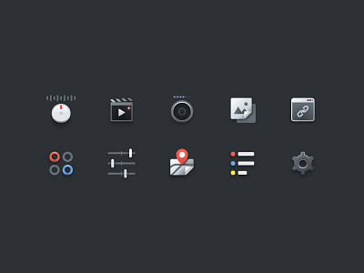 Analogue icons analogue cute flat icon icons map media minimal music radio semianalogue settings