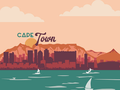 City Skyline Vector Illustrations! backgrounds city color design flat graphic design illustration skyline vector