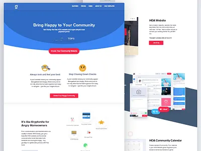 Gogladly Website app branding desktop homepage icon illustration logo social ui ui kit ux web