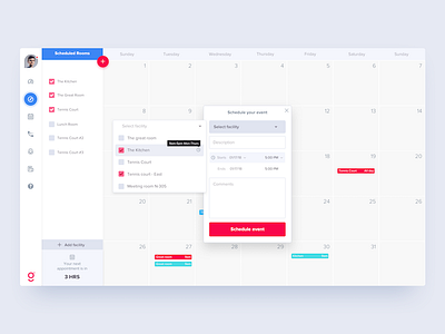 Calendar appointment brand buttons car dashboard desktop icon menu schedule ui ux web