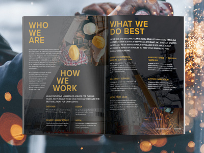 Brochure angles brochure layout manufacturing