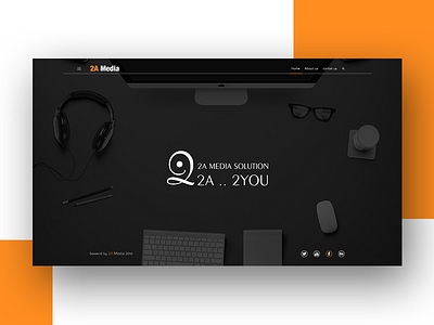 Studio Website design media studio ui ux web