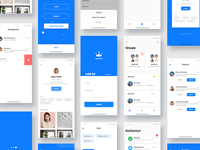 Group App UI group interface team ui user