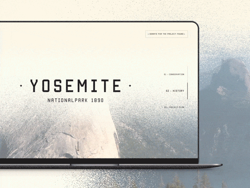Yosemite National Park 1890 - Webhero 1890 america desktop drone gif moody natural park transition video yosemite