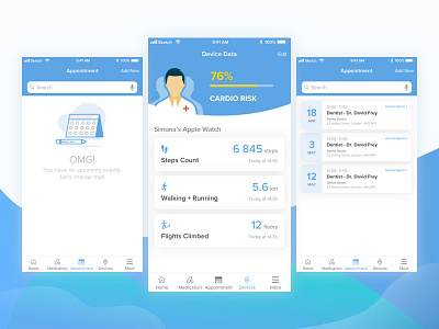 Health Activity App activity app calendar event health iphone run schedule score tracking ux