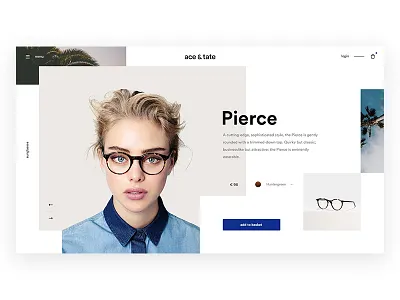 ace&tate concept clean design graphic design pastel product sunglasses