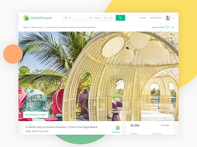 Property preview page landing page design property overview property preview page ui ux website design