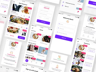 RedeemNow App Design app emoji flat graphic design icon interaction design layout mobile app typography ui ui ux voucher