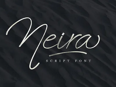 Neira script font calligraphy cute font elegant logo font love lovely font modern calligraphy modern font script script font stylish wedding