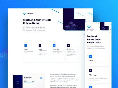 Libellum Landing Page landing page libellum rwd website