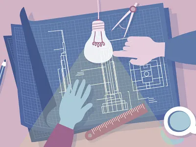 Late nights digital illustration drawing illustration illustrator vector