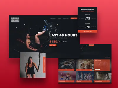 Fitness Website fitness fitness training gym responsive design website