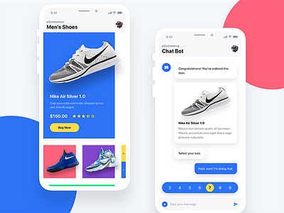 Ecommerce Chatbot AI Integration App artificiel assistant augmented buy cart chat chat bot ecommerce intelligence reality shop virtual