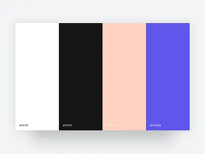 Fashion - Colour Palette branding colour scheme fashion palette process ui ux webdesign