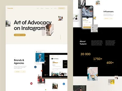Takumi - Homepage #1 balkan brothers clean design homepage interface design landing page minimal ui ui design ux web website
