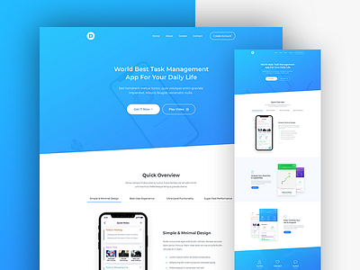 App Landing Page android app app landing app landing page app landing template app presentation website homepage ios landing page website