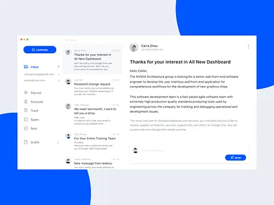 Mail App ( macOS ) desktop email macos mail minimalism send