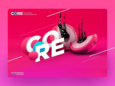 Core: version №2 landing landing page layout minimal