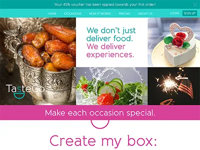 TasteCo. graphic design logo design ux