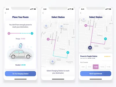 Tracking Battery Mobile App Concept Design app battery design flat iphone x mobile money uiux