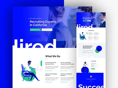 Recruitment Agency Landing Page agency business corporate divi job landing layout recruitment recruitment agency template website wordpress