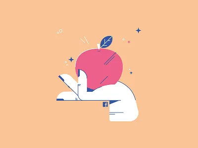 An apple a day... apple calendar detox diet facebook food hand health healthy shopping