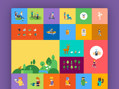 Good Futur, Good Life flat vector illustration