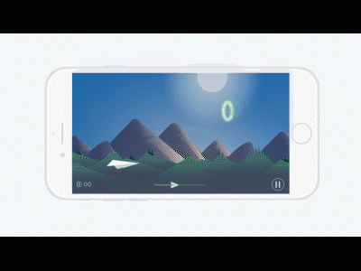 Game flow bluetooth home screen illustration medical physical therapy planes