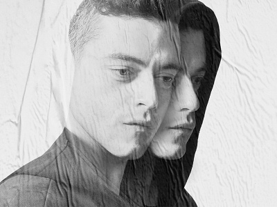 10 Mr. Robot Key-Art Designs 2d drawing grunge icon illustration key art mr. robot poster slick texture typography