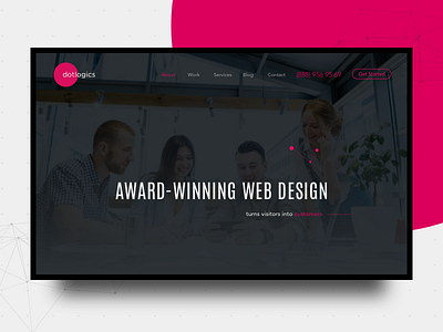DotLogic animation barabaka clean concept design studio ui userexperience userinterface ux web webdesign