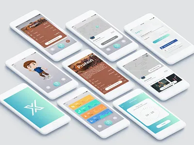 Proteon X Health App Screens choose location fitness fitness app health health app ios 12 iphone order shake protein shakes