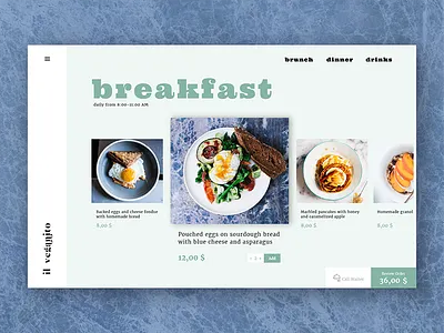 Il Veganito /// Day 07 breakfast brunch buy dinner food ios ipad mobile order restaurant shop