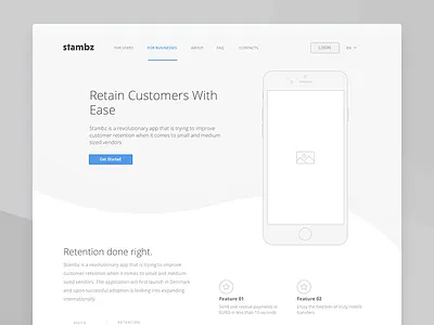 Landing Page Wireframe landing page wireframe