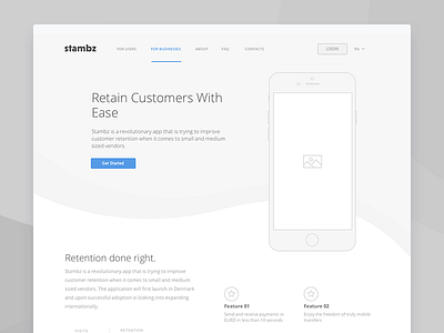 Landing Page Wireframe landing page wireframe