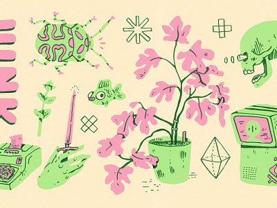 Just Junk design illustration texture