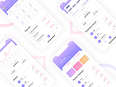Financial App android app clean color financial interface ios iphonex ue ui