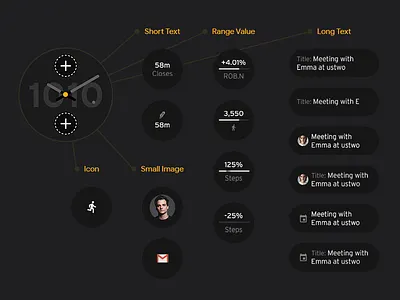 Complications Framework android android wear clock complications google material design specs time ui watch watch face wearable