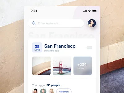 Albums app community ideas ios iphone iphone x social ui user interface