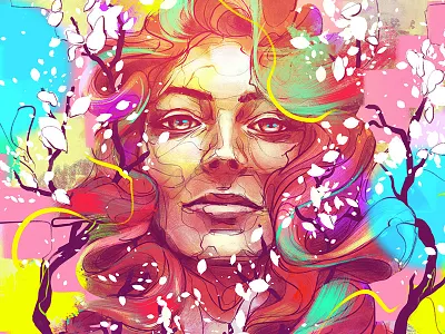 Desislava Portrait cute draw drawing girl illustration painting portrait sexy sketch