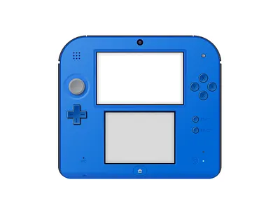 Nintendo 2DS 2ds 3d 5thingsinfigma figma game gameboy icon illustration nintendo nostalgia skeuomorphism video games