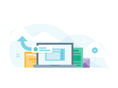 Forms Illustration abstract cool design flat illustration modern simple web