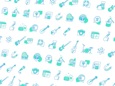 Icon Concept for Binderin clean course education icon iconset illustration lessons popular school simple vector