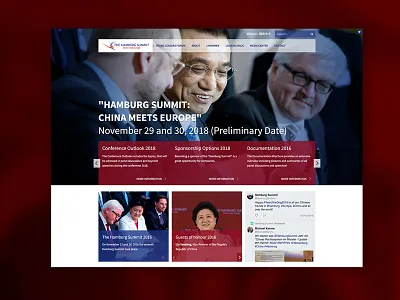 Stilwaechter Platform Website "Hamburg Summit" bigbackground fullphoto hamburg platform portal responsive stilwaechter uiux userexperience uxdesign uxdesigner webdesign