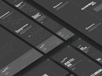 B+G Wireframes desktop mobile responsive tablet typography ui ux website wireframe wireframes