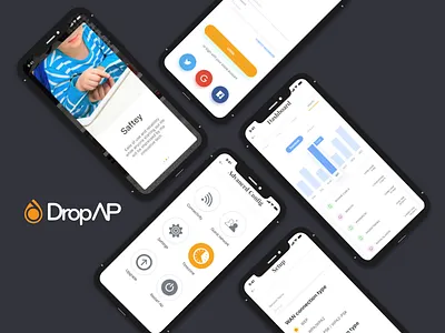 Router DropAp . app internet ios mobile router ui ux