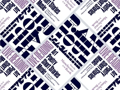 Rantoul Magazine Poster magazine poetry poster type wood type