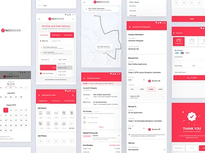 Movers Packers app concept mobile moverspackers