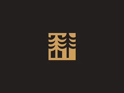 Blackwood branding black blackwood film gold logo movie negative space square tree trees wood