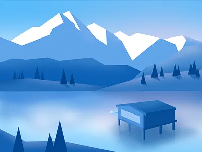 The Pearl of Austria branding gradient graphic house illustration illustrations minimalism mobile app mountain nature product product designer service studio the glyph travel ui ux web web design