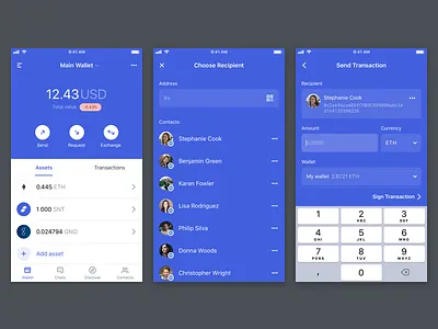 Status Send Transaction Redesign cryptocurrencies decentralized ethereum ios messenger status wallet